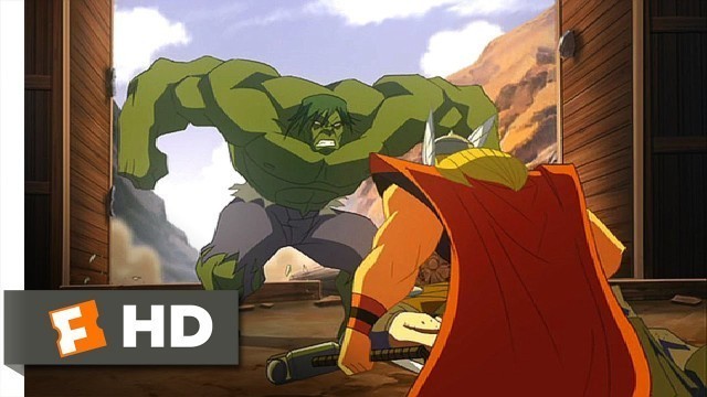 'Hulk Vs. (2009) - Hulk vs. Thor: Round One Scene (2/5) | Movieclips'