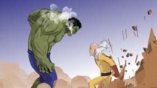 'Hulk vs Saitama Animation (Part 2) - Taming The Beast'