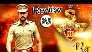 'Singam 3 review | by review guru | movie News'