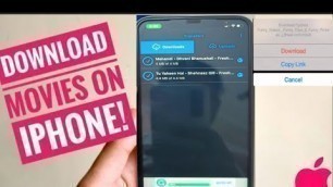 'How to Download any Movie/song/video on an iphone Offline || Easiest method | Download in 1 Minutes'