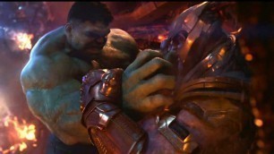 'Hulk vs Thanos - Fight Scenes - Avengers Infinity War HD Clip'