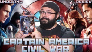 'Captain America: Civil War 3D Bluray Unboxing & Review | BLURAY DAN'