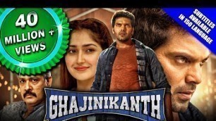 'Ghajinikanth (2019) New Released Hindi Dubbed Full Movie | Arya, Sayyeshaa, Sampath Raj, Sathish'