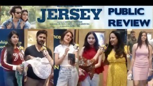 'Jersey Movie Public Review | Jersey Public Reaction | Shahid Kapoor, Mrunal, Jersey Public Talk'