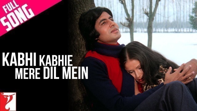 'Kabhi Kabhie Mere Dil Mein Song | Amitabh Bachchan, Rakhee | Mukesh | Khayyam | Sahir Ludhianvi'