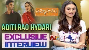 'Aditi Rao Hydari Interview | Sammohanam Movie Heroine Aditi Rao | Sudheer Babu | NTV Special'