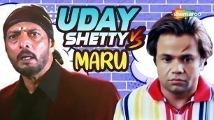 'Uday Shetty V/S Maru | Best Comedy Scenes | Superhit Movie Welcome - Dhol'