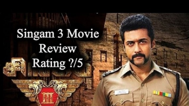 '✅Si3 Movie Review | Surya | Singam 3 review | Tamil Cinema News | Kollywood News'