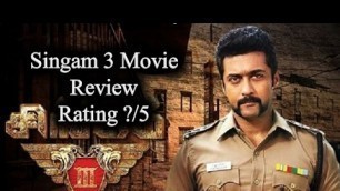'✅Si3 Movie Review | Surya | Singam 3 review | Tamil Cinema News | Kollywood News'