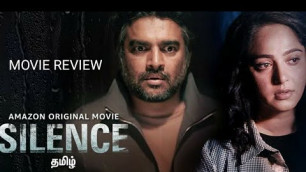 'Silence Tamil Movie Review Amazon Prime Anuskha Anjali Madhavan'