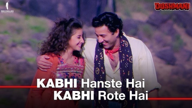 'Kabhi Hanste Hai Kabhi Rote Hai | Full Song | Kavita Krishnamurthy | Sunny Deol, Manisha Koirala'