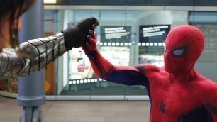 '\"You Have a Metal Arm?\" Airport Battle Scene - Captain America: Civil War - Movie CLIP HD'