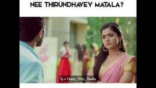 'Geetha Govindam movie dialogue status Tamil|love status Tamil| I\'m completely decent now dialogue'