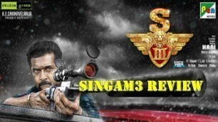 'Singam3 Movie Video Review  | DassKarthick | THI CINEMAS'