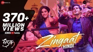 'Zingaat Hindi | Dhadak | Ishaan & Janhvi | Ajay-Atul | Amitabh Bhattacharya'