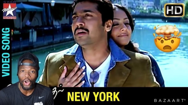 'Sillunu Oru Kadhal Tamil Movie | New York Song | Suriya | Jyothika | Bhumika | AR Rahman (REACTION)'