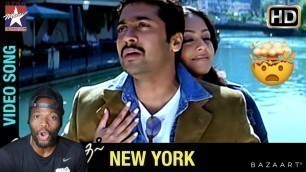 'Sillunu Oru Kadhal Tamil Movie | New York Song | Suriya | Jyothika | Bhumika | AR Rahman (REACTION)'