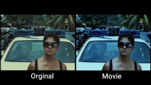 'Billa Movie Vfx Breakdown with and without colouring.escaping scene #Ajithkumar #valimai #nayanthara'