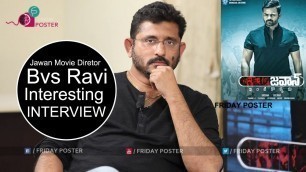 'Jawan movie Writer & Director Bvs Ravi Exclusive Interview On Friday Poster'