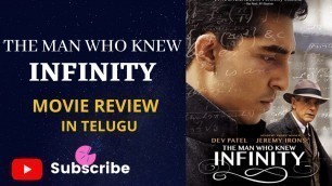 'THE MAN WHO KNEW INFINITY MOVIEW REVIEW IN TELUGU'
