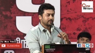 '( #Suriya speaks about #Singam3 ( #S3 ) Movie specials at Press Meet'