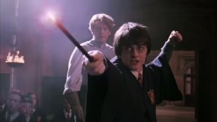 'Harry and Malfoy Duel | Harry Potter and the Chamber of Secrets'