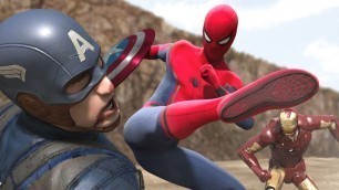 'Iron Man vs Captain America vs Spiderman (Part 1/3)'