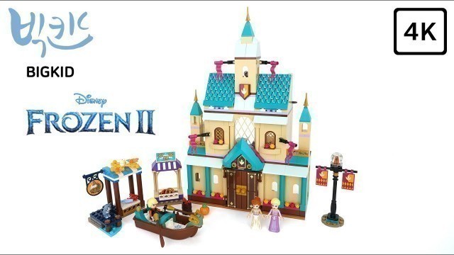 'LEGO Disney Frozen II 41167 Arendelle Castle Village - Lego Speed Build 4K'