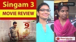 'Singam 3 Movie Review | Suriya | Anushka Shetty - 2DAYCINEMA.COM'