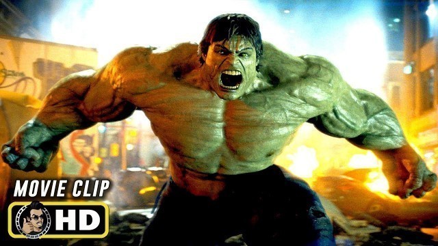 'THE INCREDIBLE HULK (2008) Hulk Confronts Abomination [HD]'