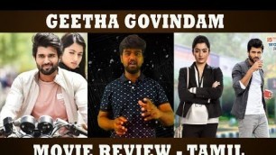 'geetha govindam review tamil'