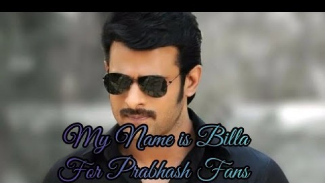 'my name is billa...telugu song|| Billa movie || for Prabhas fans || whatsapp status|| GSR Melodies'