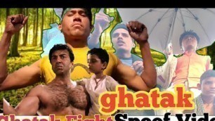 'Ghatak(1996) | Sunny Deol Best Dialogue ,fight | Danny Denzongpa | Ghatak Movie Fight Spoof In 2022'