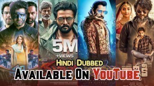 'Top 10 Big New South Hindi Dubbed Movies Available On YouTube | Madhagaja | Gaddalakomda Ganesh |'