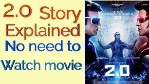 'Robot 2.o full story explained no need to watch movie'