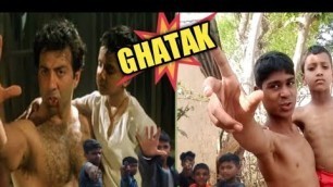 'Ghatak (1996)। Sunny Deol Best Dialogue । Danny Denzongpa । Ghatak Movie Spoof । Comedy Scene।'