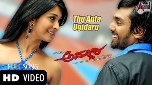 'Addhuri | Tho Antha Ugidaru | Kannada HD Video Song | Dhruva Sarja | Radhika Pandit | V.Harikrishna'