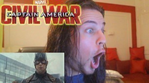 'Captain America: Civil War Trailer REACTION!!!'
