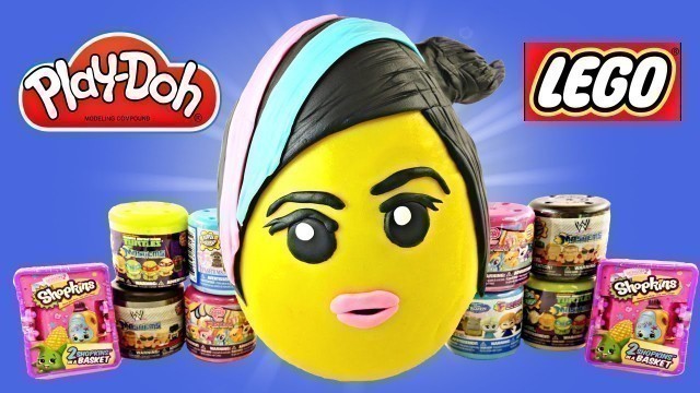 'JUMBO WyldStyle LEGO Movie Play Doh Surprise Egg Frozen WWE Shopkins MyLittlePony TMNT Mashems'