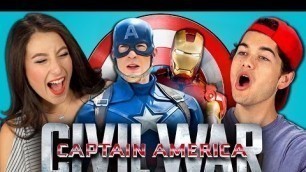 'Teens React to Captain America: Civil War Trailer'