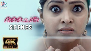 'Rachayitha Malayalam Movie Scenes | Sanchitha Padukone Doesn\'t Feel Safe at Vidyasagar Raju\'s Home'