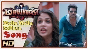 'Maayavan Tamil Movie Scenes | Mella Mella Sollava Song | Lavanya helps Sundeep Kishan'