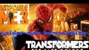 'Download Full Movie Spiderman Homecoming | Despicable me 3 |Transformers The Last Night| Dual Audio'