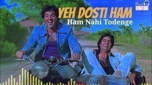 'yah dosti Ham nahin todenge ringtone status | sholay movie song ringtone status | friendship status'
