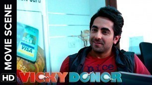 'Ayushmann meets Yami for the first time | Vicky Donor | Movie Scene'