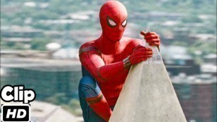 'Elevator Rescue Scene(Hindi)  SpiderMan Homecoming  Movie CLIP HD'