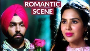 'Sonam Bajwa Proposes to Ammy Virk | Romantic Scene Nikka Zaildar | Punjabi Film Scene HD'