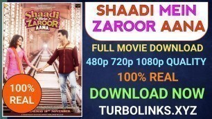 'Download Shaadi mein zaroor aana movie in 480p 720p and 1080p #shorts #shaadimeinzarooraana'