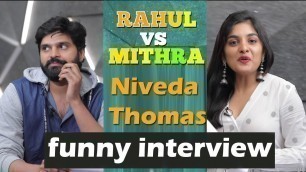 'NIveda Thomas And Vishnu Brochevarevarura Movie Funny Interview | Roadside Movies'