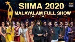 'SIIMA 2020 Malayalam Main Show Full Event | Mohanlal | Nivin Pauly | Prithviraj | Manju Warrier'